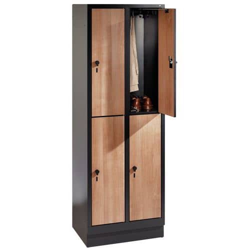 Vestiaire Bois Cases Penderie Volo Ii Colonnes Largeur