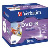 DVD+R imprimable 16X - Lot de 10 Verbatim