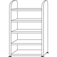 base sans fond 5 tablettes