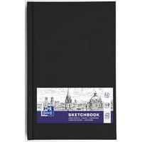 Skizzenbuch Oxford Art, Broschüre 192 S. 100 g schwarz - Oxford