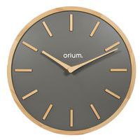 Uhr Elegance 30 cm, Holz, anthrazit - Orium