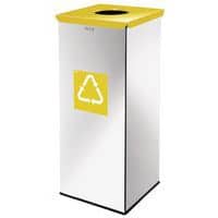 Poubelle métallique Prestige de recyclage 60 L