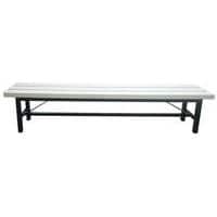 Banc pvc blanc, Assise matériau: PVC, Nb de patères: 0, Type d'accessoire pour vestiaire: Banc