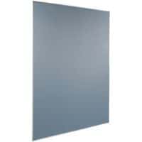 Tableau d'affichage en liège Planorga - cadre aluminium laqué bleu - 90 x 60  cm pas cher