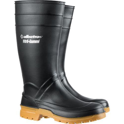 Nitrilgummi-Arbeitsstiefel GUARDIAN HIGH BLACK – Albatros