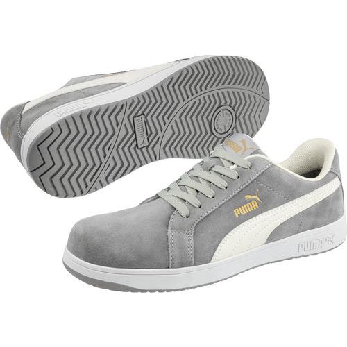 Sicherheitshalbschuhe ICONIC SUEDE GREY S1PL ESD FO SR – Puma