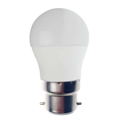 Ampoule Led Smd mini-Sphérique P45 6W culot B22 - VELAMP