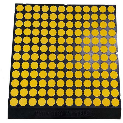 Tapis antifatigue Matlast - Milieu sec/humide non huileux - 1 bord - Wattelez