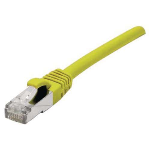 Patchkabel RJ45 – Kabel gerade, Kat. 6 – SFTP, geschirmt – Gelb