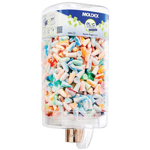 Distributeur antimicrobien de bouchons d'oreilles Plugstation 500 - Moldex