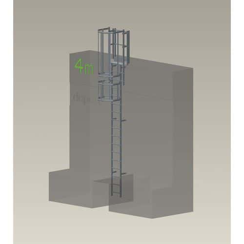 Kompletter Steigleitersatz - Höhe 4 m