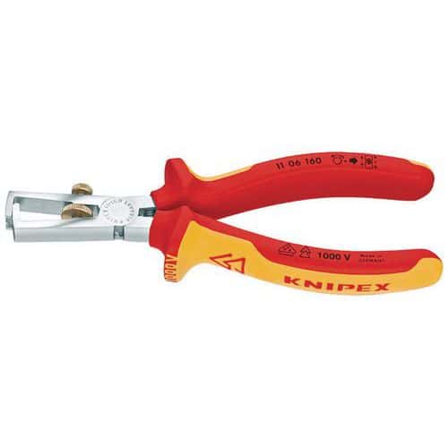 Isolierte Abisolierzange 1000 V VDE Knipex