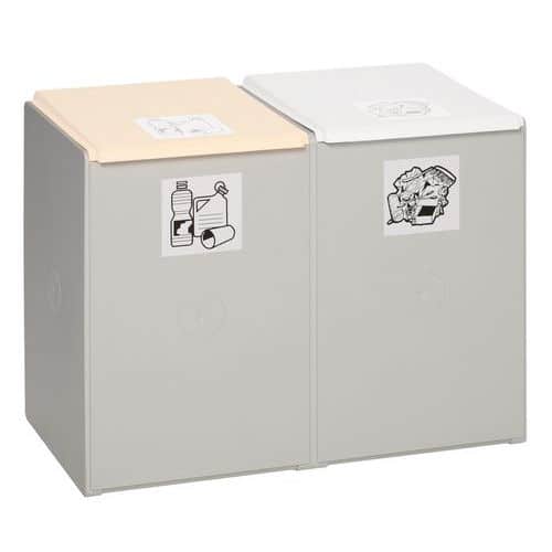 Module de recyclage en plastique - 1, 2, 3 ou 4 (60 L)