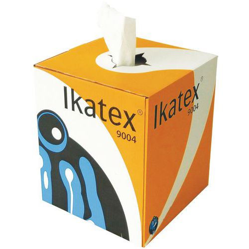 Chiffon non-tissé - Boîte distributrice à dévidage central 500 formats - Ikatex