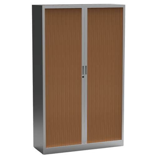 Armoire à rideaux Premium bicolore - Hauteur 198 cm