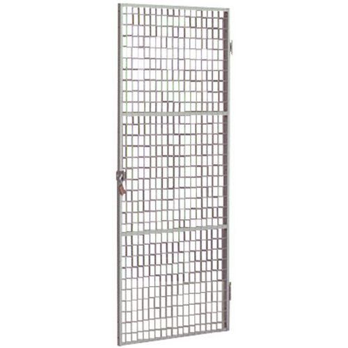 Porte battante pour cloison grillagée UX 450 - Avec plaque porte-cadenas