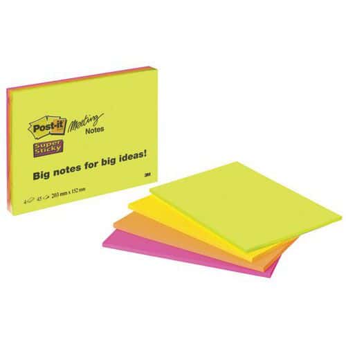 Notizblock Post-it®, großformatig