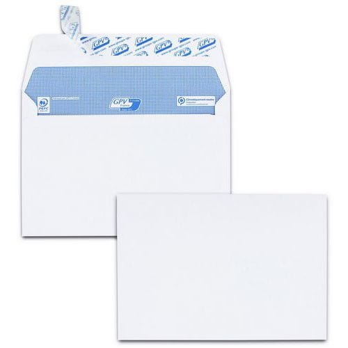 Enveloppe extra blanche 100 g/m² - Boîte 200 - GPV