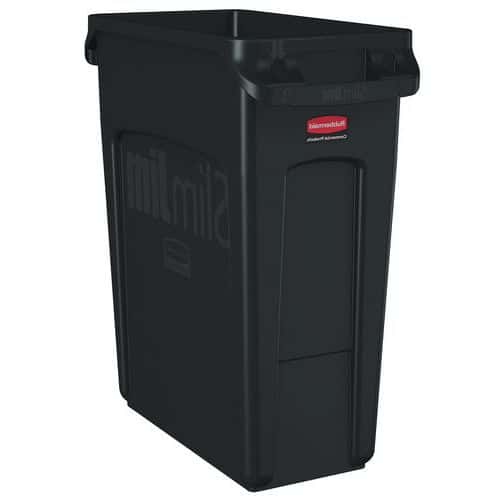 Poubelle Slim Jim Tri avec conduits d'aération 60 et 87 L - Rubbermaid