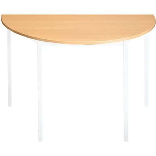 Table de réunion modulaire universelle - Demi-cercle - Manutan Expert