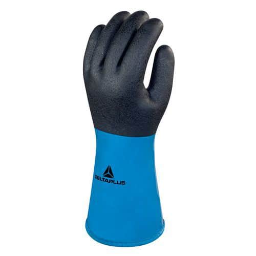 Gants antifroid PVC/nitrile fourrés