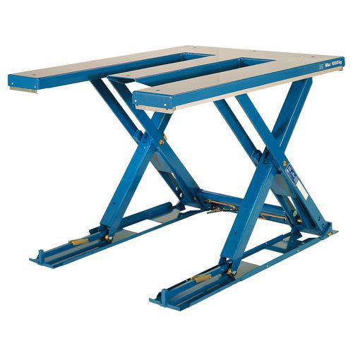 Table élévatrice ergonomique fixe extraplate MX-10 - Capacité 1000 kg