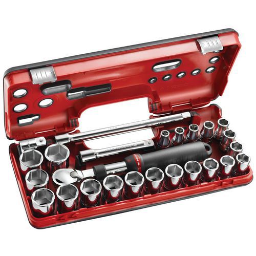 Coffret DBOX cliquet extensible 1/2” et douilles - SXL.DBOX2