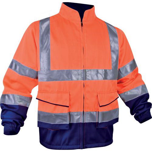 Hochsichtbare Arbeitsjacke - orange