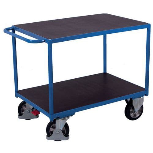 Ergonomischer Wagen mit 2 rutschfesten Platten - Tragkraft 1000 kg