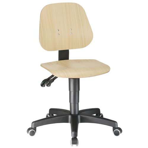 Niedriger ergonomischer Werkstattstuhl Bimos Unitec