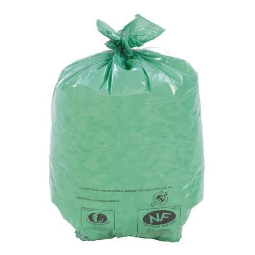 Müllsack - aus recyceltem PEBD - NF-Umweltlabel - leichte Abfälle - 30 und 50 L