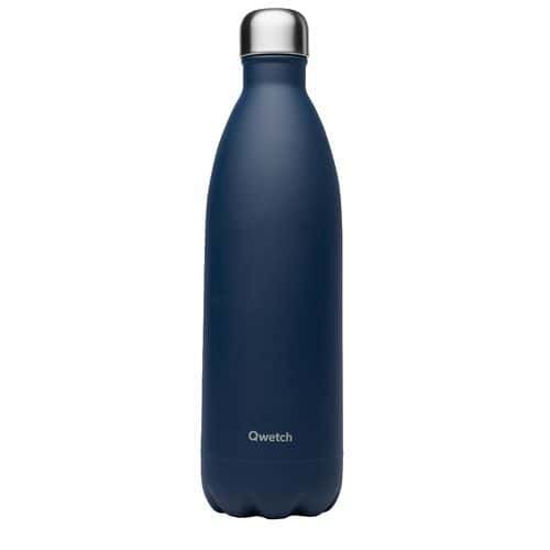 Thermosflasche 1 L, Blau Granite - Qwetch