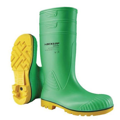 Bottes de sécurité chimie vert Acifort® S5 HRO CR AN SRC