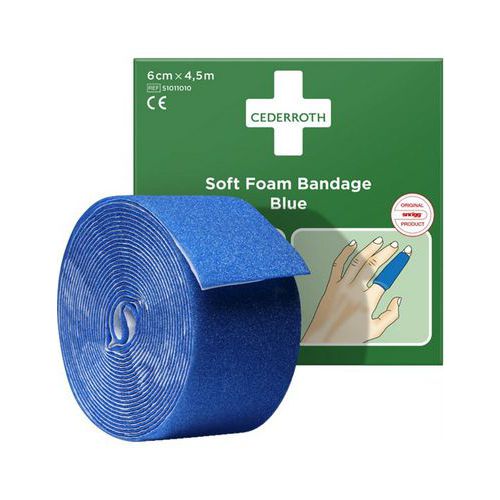 Bandage détectable en mousse souple - Cederroth