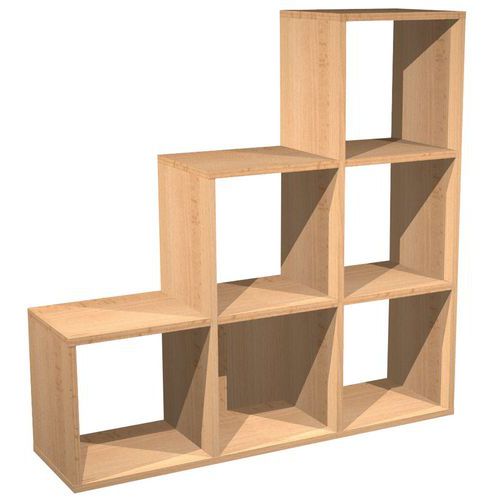 Meuble de rangement  6 cases escalier Maxicube - Artarredi