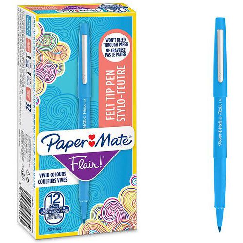 Boîte de 12 stylos feutre Flair® - Paper Mate®