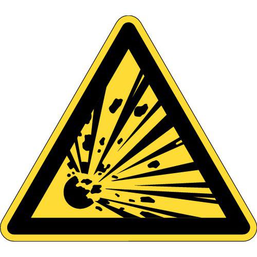 Warnschild - Warnung vor explosionsgefährlichen Stoffen - Schild