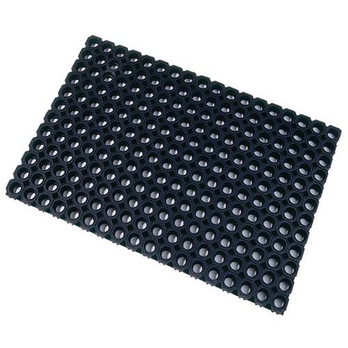 Tapis caillebotis noir - Floortex