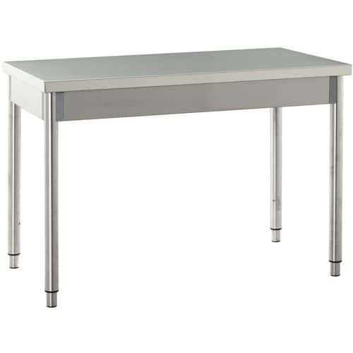 Table de travail en acier inoxydable