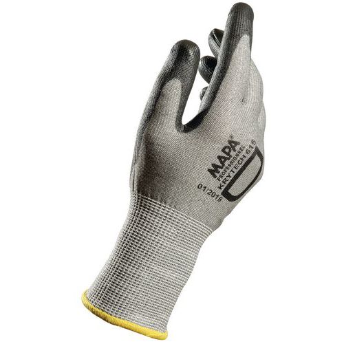 Gants anticoupures Krytech 615 niveau D - Doigts tactiles - Mapa