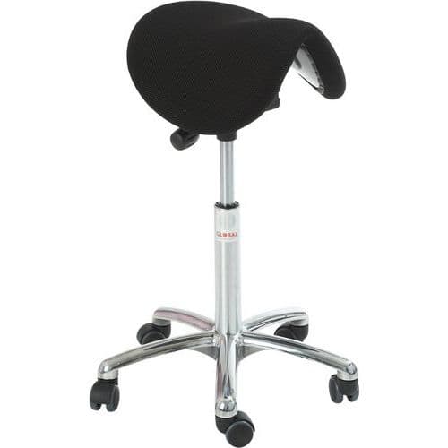 Hocker Dalton Easy seat - Lederimitat - Hoch - Global Professional Seating