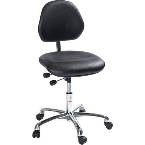 Stuhl Aktiv - Lederimitat - Niedrig - Global Professional Seating