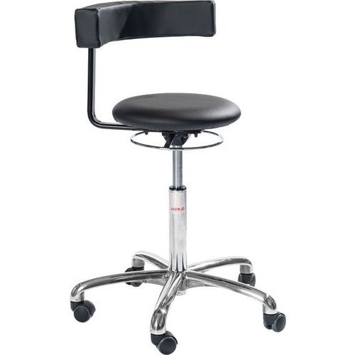 Saturn Alu610 - Lederimitat - Niedrig - Global Professional Seating