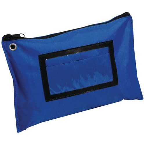 Flache Mehrzwecktasche, blau, A5