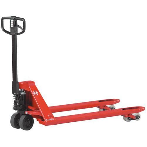 Transpalette manuel Toyota 2300 kg avec frein parking - Fourche 1220 mm