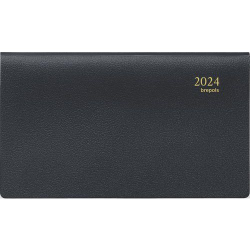 Wochenkalender Accent schwarz - 9 x 16 cm - Jahr 2024