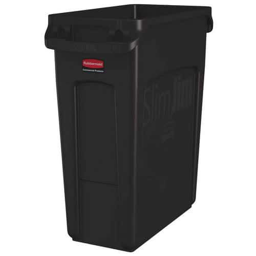 Behälter mit Entlüftung Slim Jim, braun, 60 L - Rubbermaid