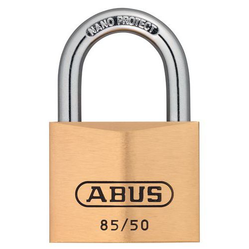 Sicherheitsschloss Abus, Serie 85 für Hauptschlüssel - verschiedenschließend, 2 Schlüssel - 50 mm