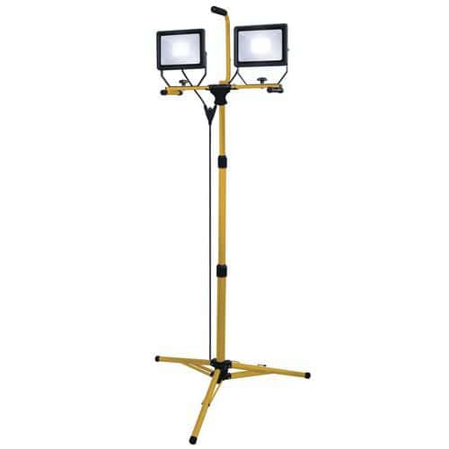 Projecteur de travail sur trépied - Led-  2 x 50W - 8000 lm - Stak