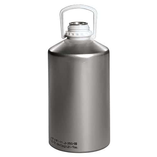 Aluminium-Flasche mit Schraubverschluss - 625 bis 12.500 ml